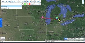 Scribble Maps example #PureMichigan #grandma's